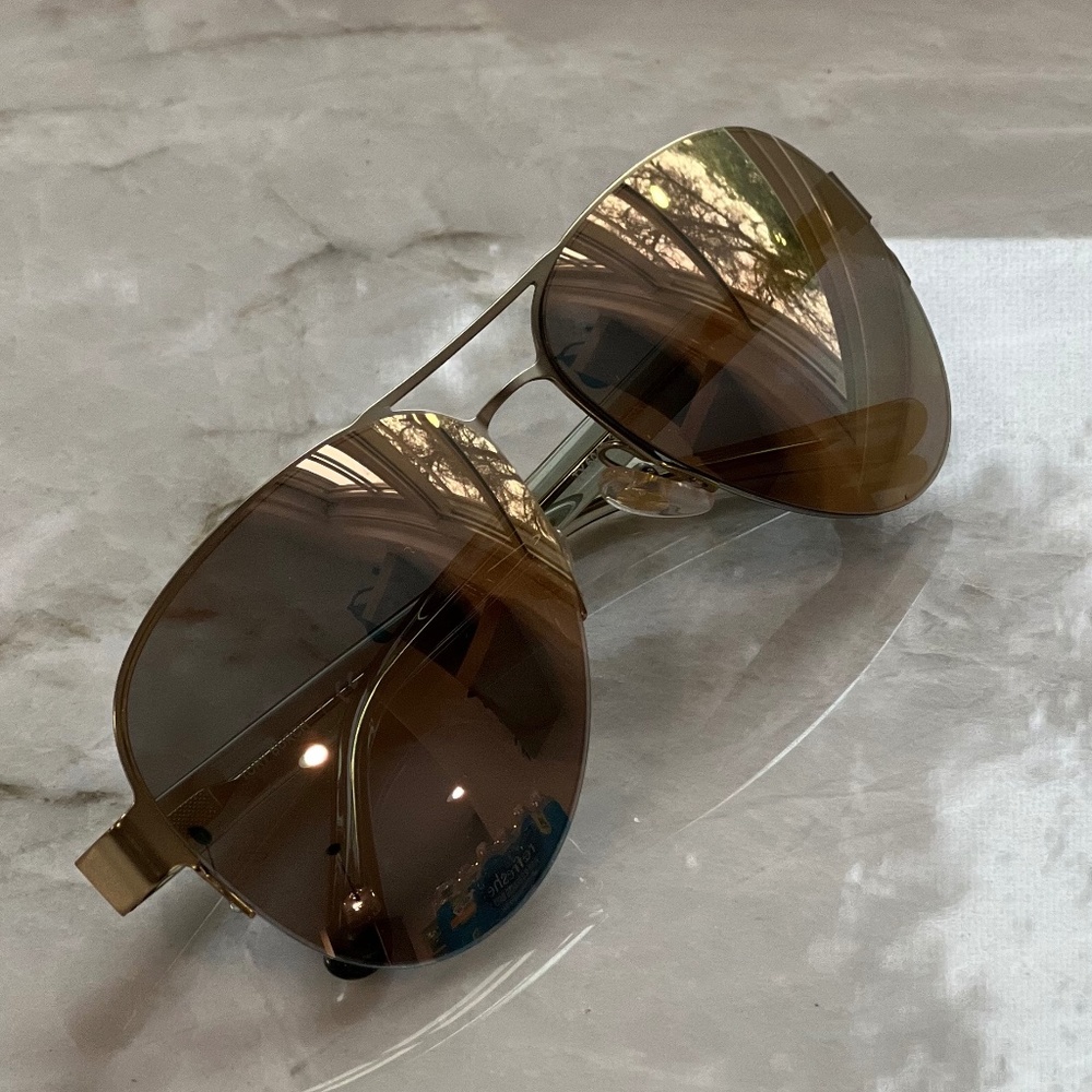 Tory Burch TY6048 Rimless Aviator Sunglasses